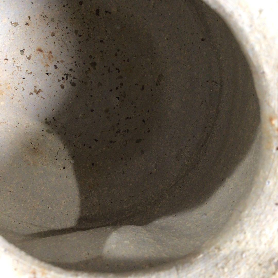 Ｐ５６４　水指　『信楽焼』『神山一陶造』『耳付水指』　共箱　茶道具