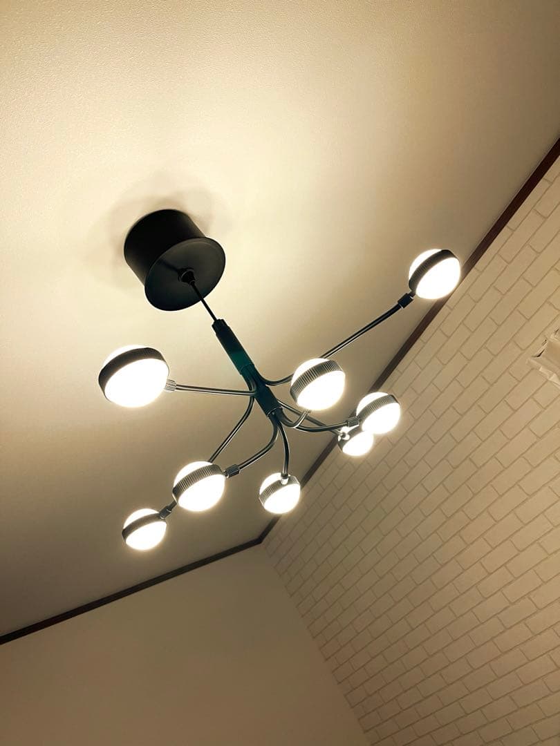 IKEA STORSLINGA ストルスリンガ LEDシャンデリア 8アーム 電気ライト