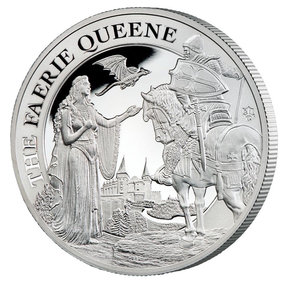 【残り1枚】2022年 セントヘレナ フェアリークイーン 1オンス銀貨 PF69