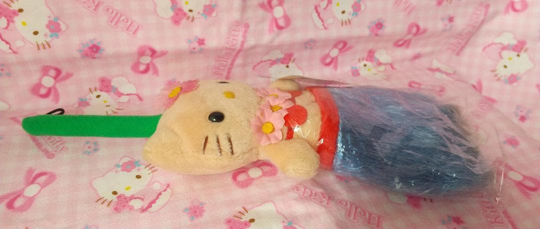 キティ　アロハ　モップ　日焼け　ぬいぐるみ　レトロ