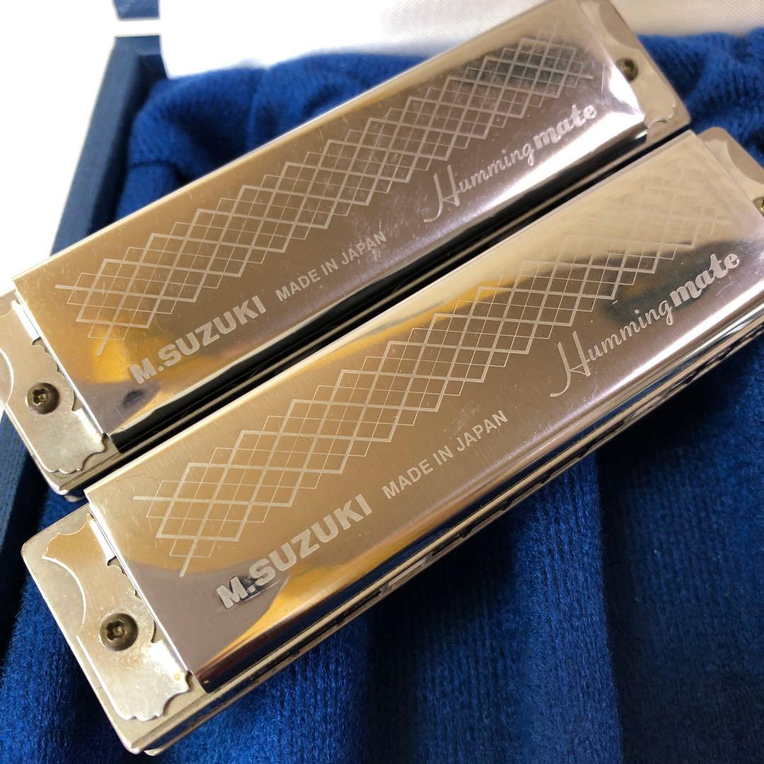 て78● スズキ複音ハーモニカハミングSU-21 Humming 5本