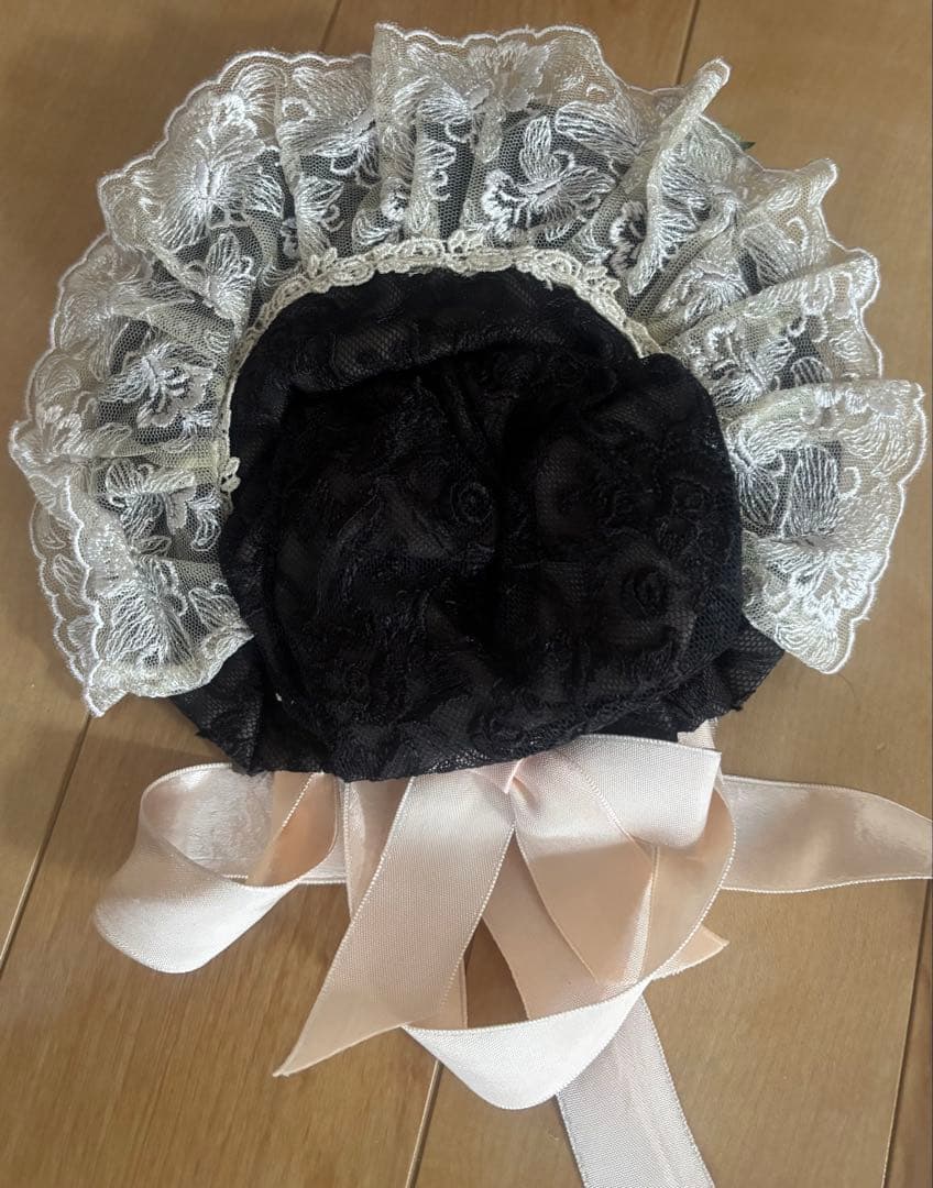 アンティークドール68センチ用ドレス 帽子付き アンティーク雑貨