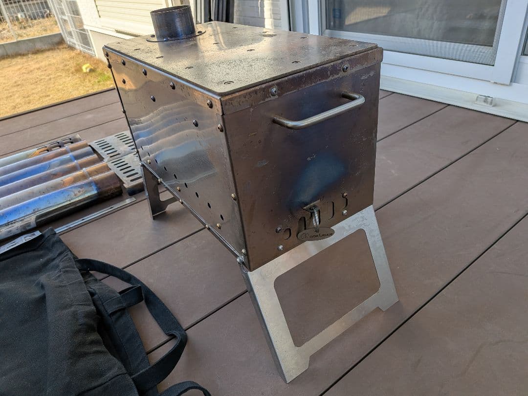 MOON LENCE 薪ストーブ 二次燃焼 耐熱ガラス窓