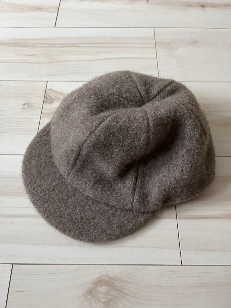 COMOLI ナッピングウールキャップ YAK