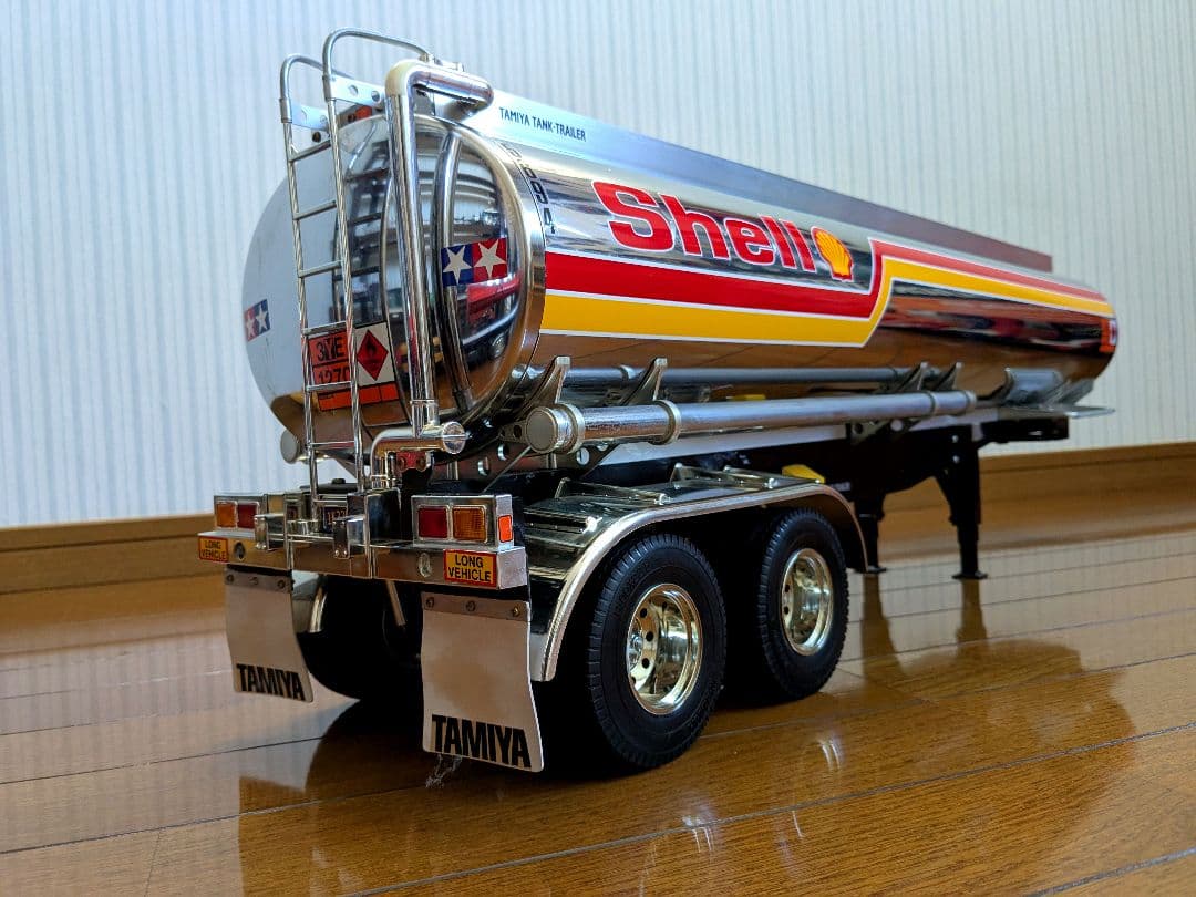 タミヤ 1/14 トレーラー SHELL タンクローリー