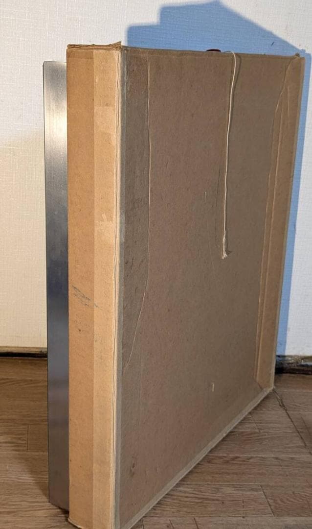 真作】絵画 日本画8号 灯りゆれる京の夜 川面に映る町家