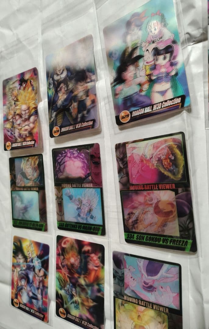 ドラゴンボール 森永ウエハースカード 3D15枚＋N58枚 まとめ売り 73枚