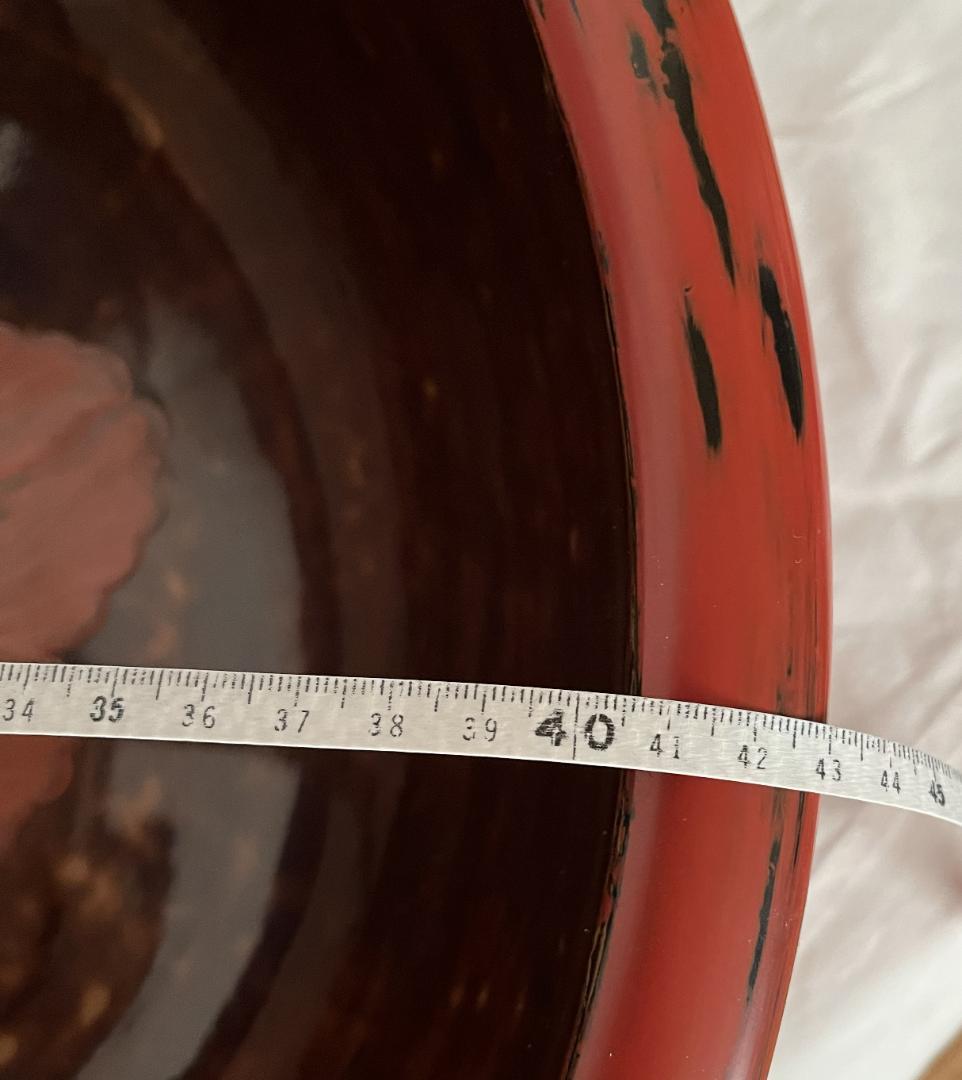 飾りこね鉢　漆器　大鉢