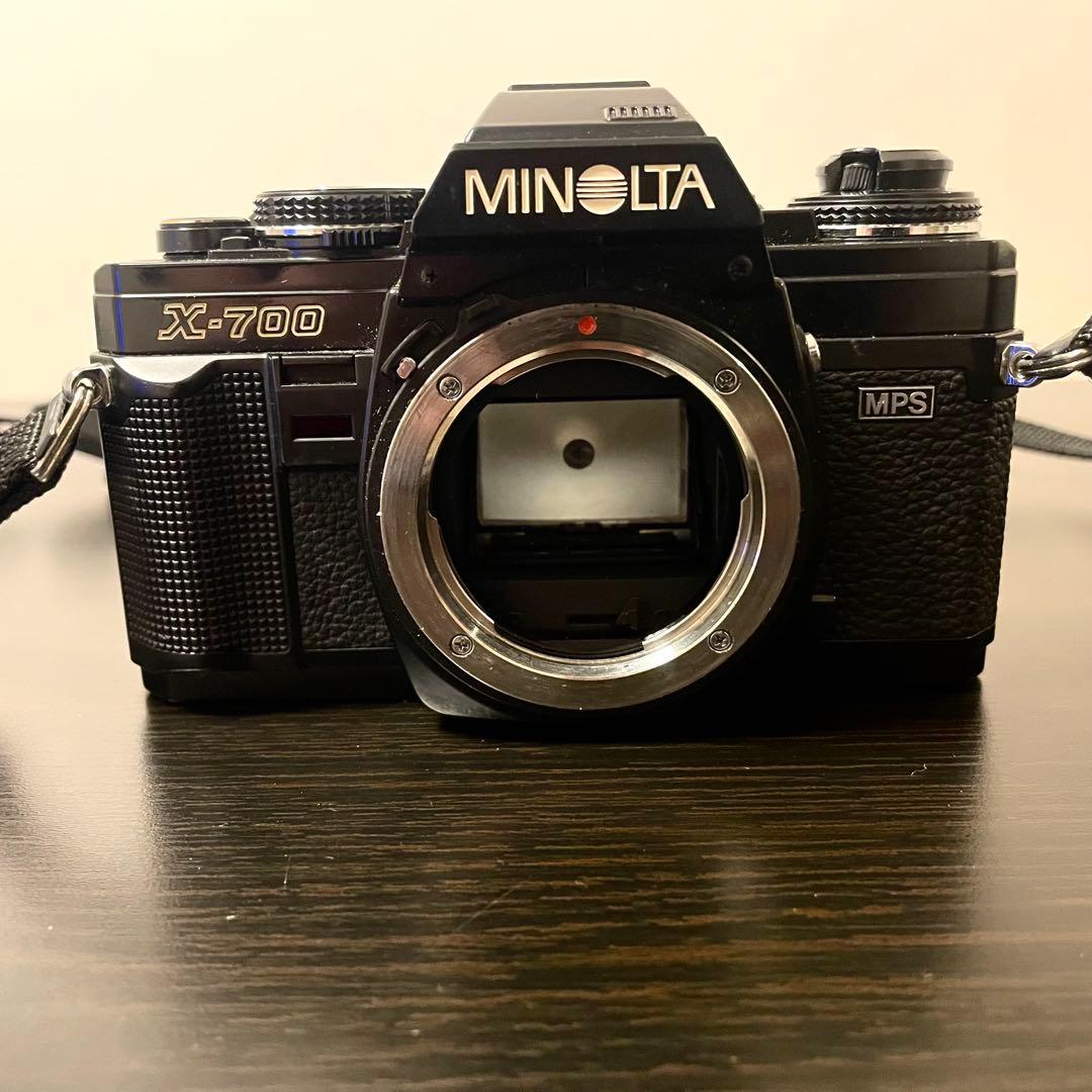 レトロ一眼】MINOLTA X-700 レンズ 三脚 ストロボ 露出計 一式 - メルカリ