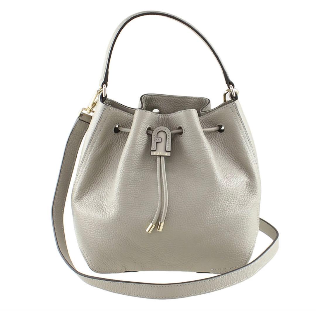 FURLAフルラ アテナ巾着ショルダーバッグ