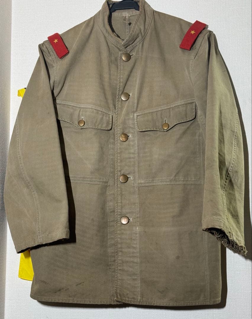 実物 貴重 日本軍 陸軍 昭五式夏衣 三號 昭和八年製 大支検定 〇装×2 実物 貴重 日本軍 陸軍 昭五式夏衣 三號 昭和八年製 大