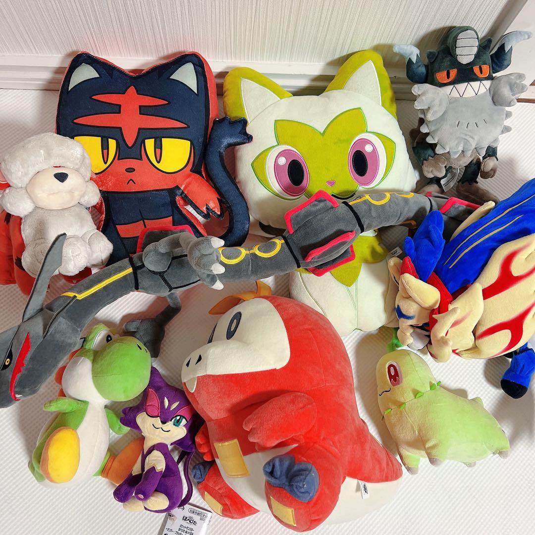 ポケモン ザマゼンタ　ぬいぐるみ　ポケセン　レックウザ　ニャオハ　まとめ売り
