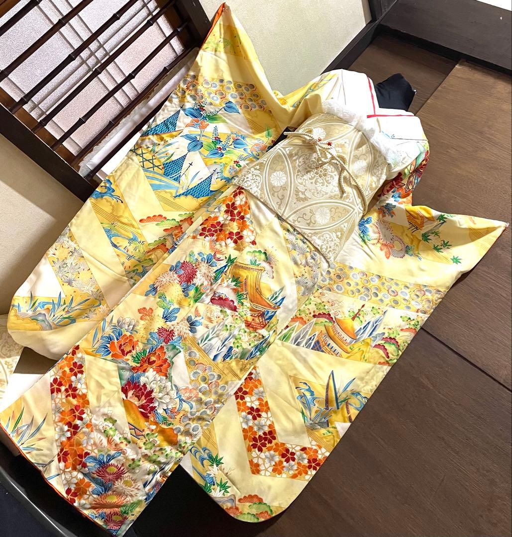 振袖 フルセット6点サイズS〜M 新作】お誂え付き振袖フルセット/No1162/ひいな/振袖/購入/ブランド