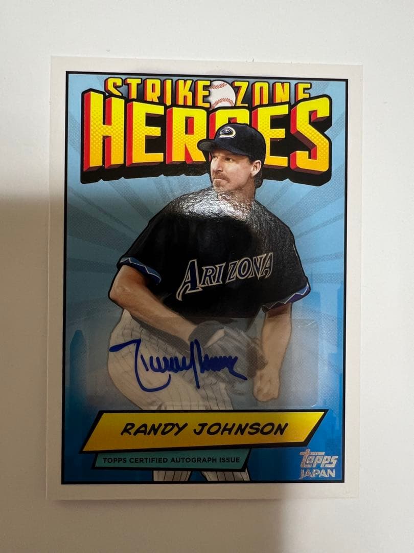 RandyJohnson Strike ZoneHeroes オートグラフカード