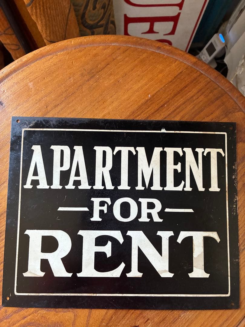 アンティーク メタル サイン プレート 標識 看板 APARTMENT アメリカ