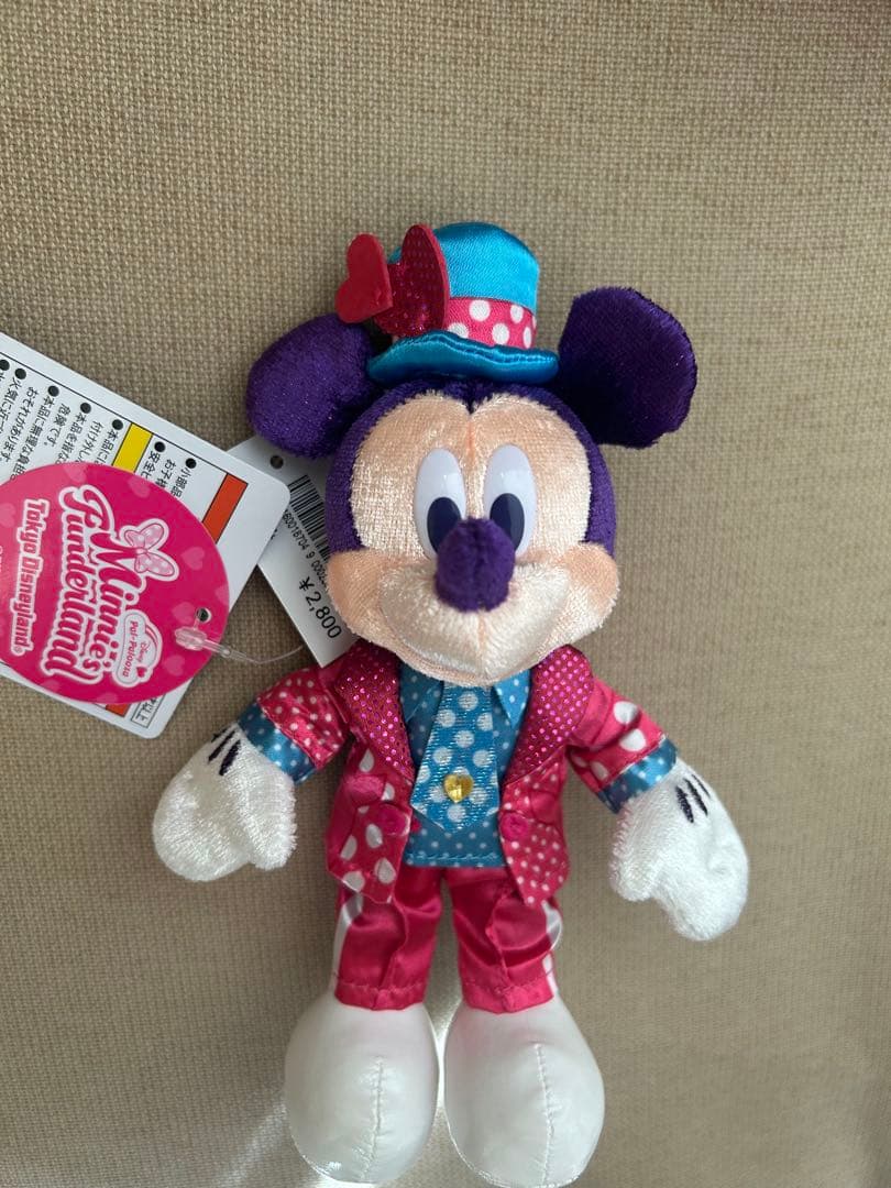 ディズニーパルパルーザ ミッキーとミニー ぬいぐるみバッジ セット