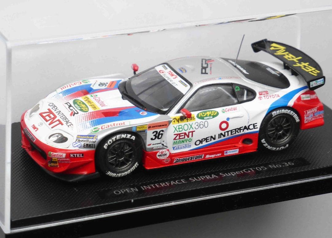 ミニカー OPEN INTERFACE TOM'S SUPRA SUPER GT 2005