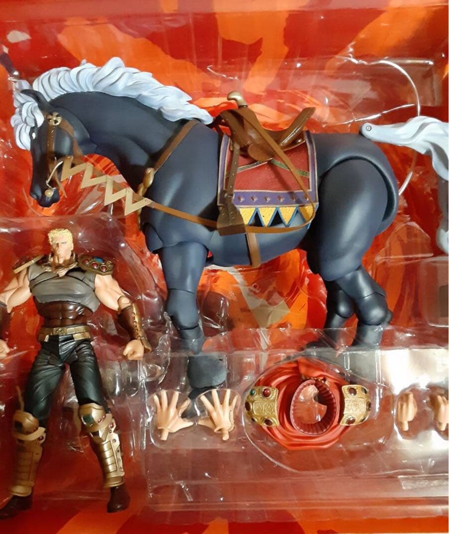 海洋堂 北斗の拳 200X 羅王＆黒王号 世紀末覇者拳王