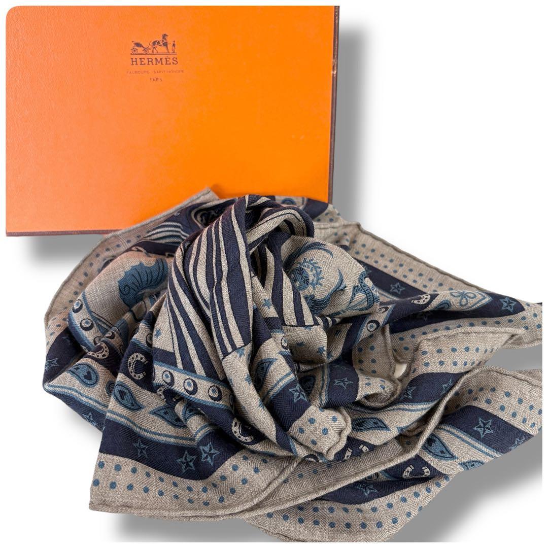 希少未使用箱付✨HERMES エルメス カレ スカーフ シュヴァルパンクバンダナ