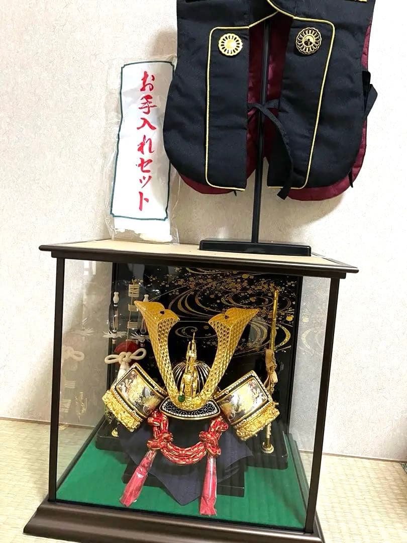 兜飾りと衣装セット　未使用に近い