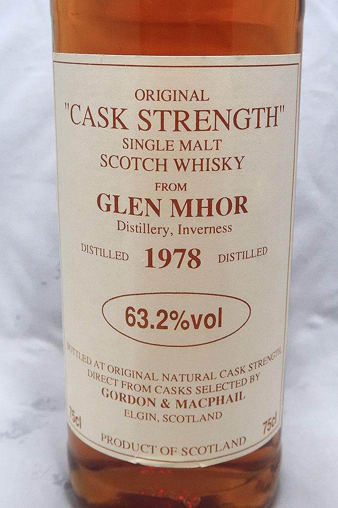 グレンモール1978 ゴードン＆マクファイル社 オリジナルカスク