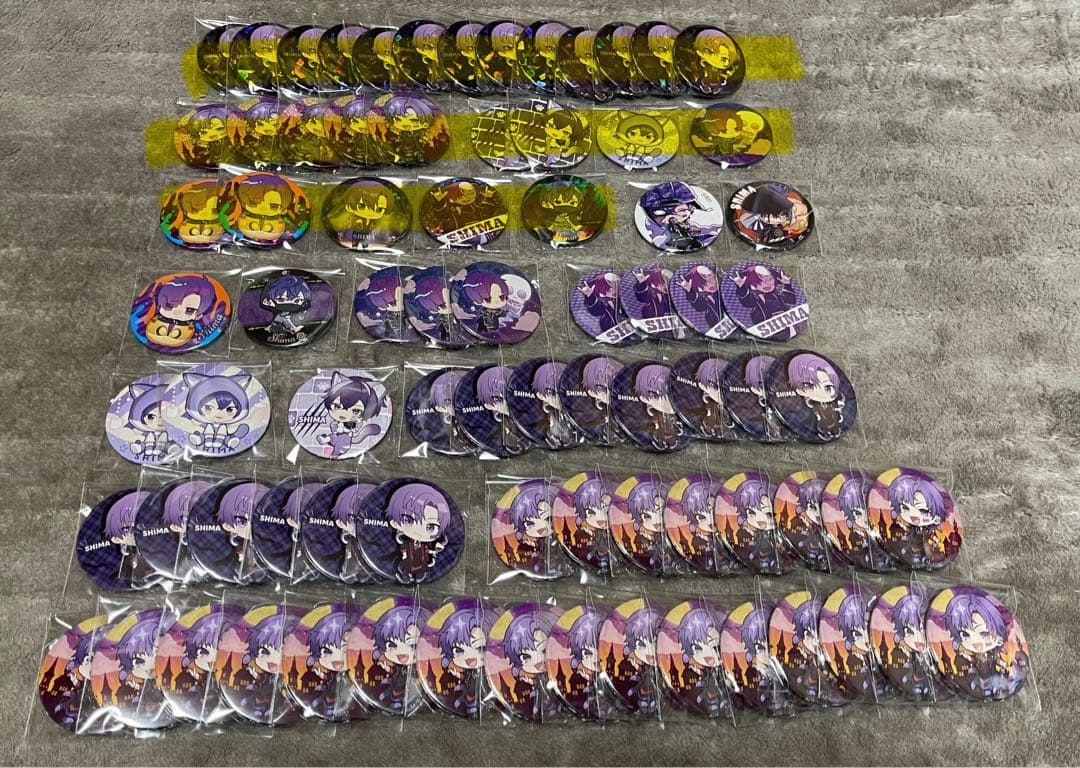 志麻 缶バッジ セット売り(組み合わせ自由)