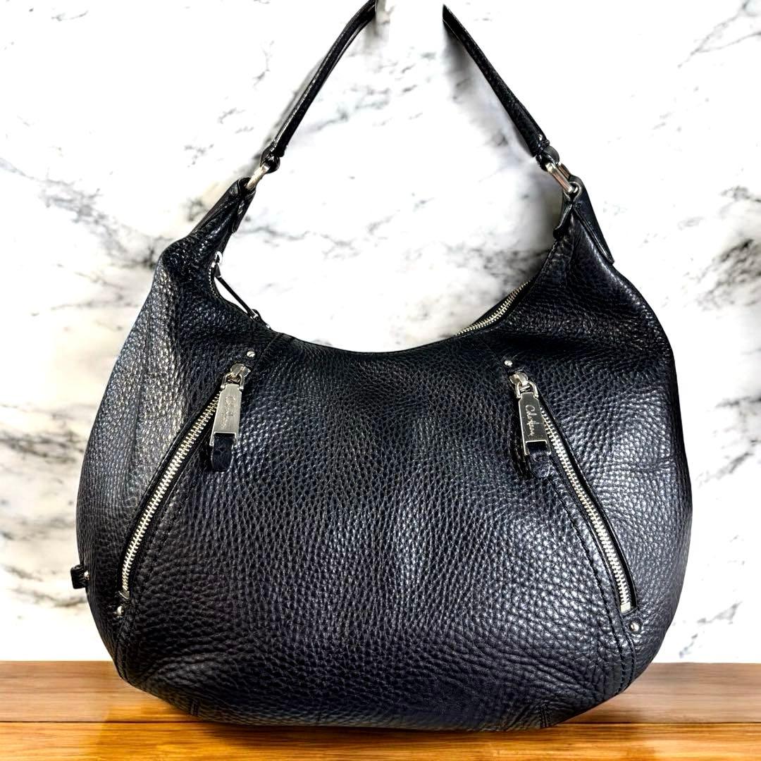 【美品】コールハーン　COLEHAAN　ワンショルダーバッグ　肩がけ　シボ革