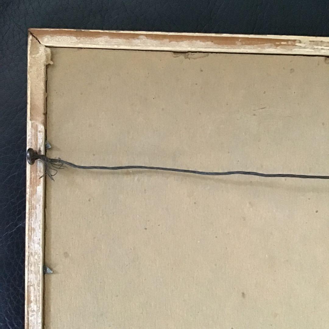 40s 50s バンビ ＆ サンバー ビンテージ 絵画 W.D.P.