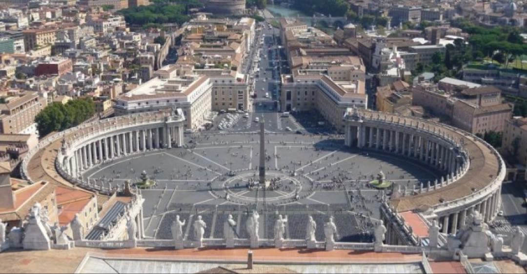 アレキサンドル7世 1666年 サン・ピエトロ広場 メダル