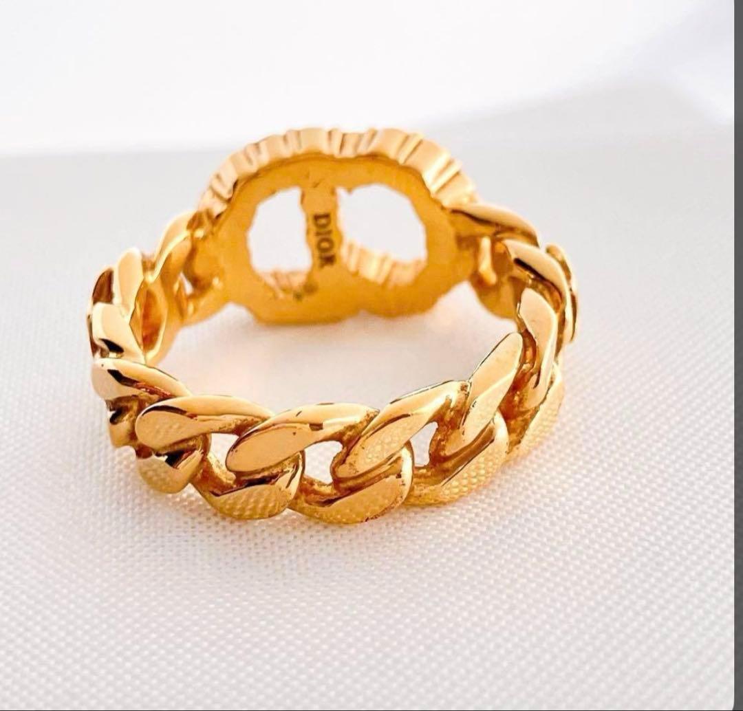 ディオール dior CD リング 指輪 ゴールド レディース S