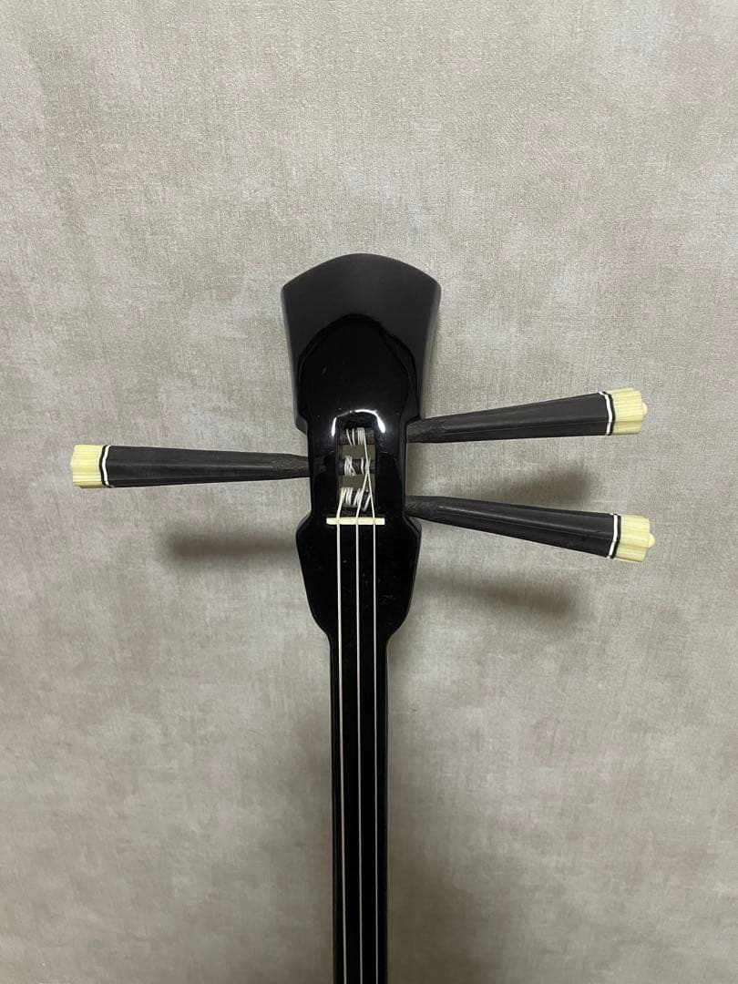 三線 人工革 美品 - メルカリ