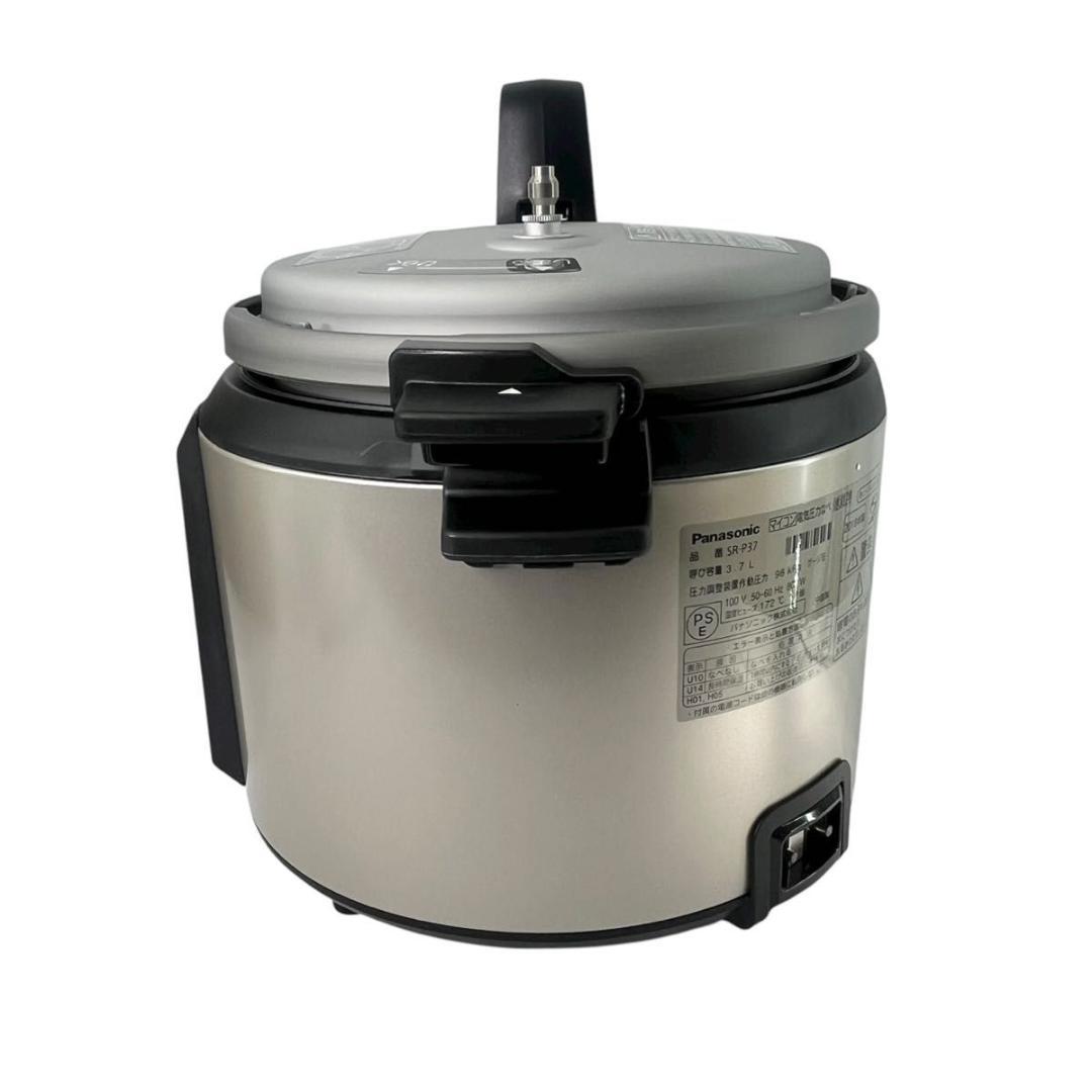 【未使用品】Panasonic 電気圧力鍋 SR-P37 3.7L マイコン