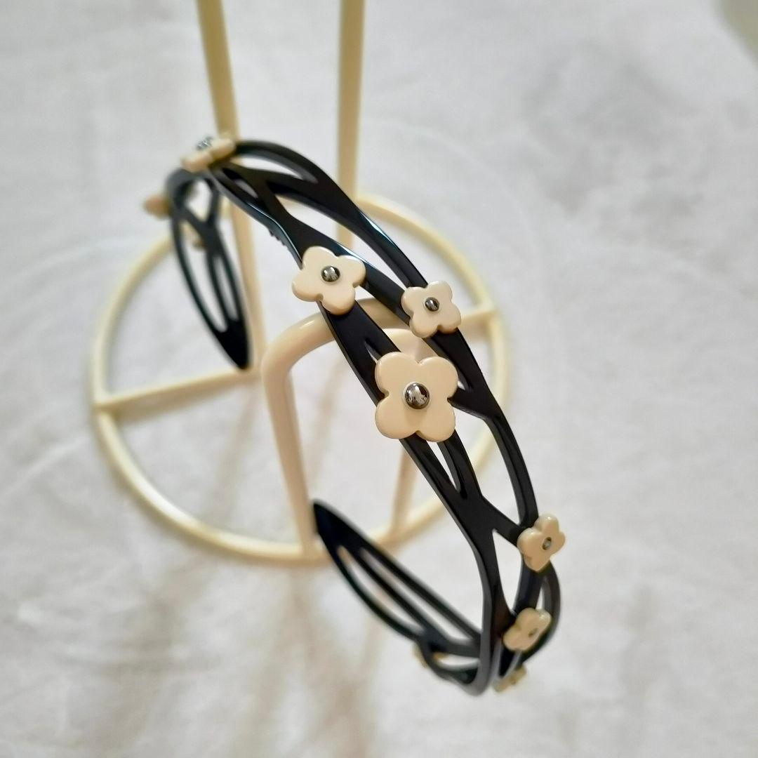 m*い様 アレクサンドルドゥパリ カチューシャ フラワー スワロフスキー 花 専