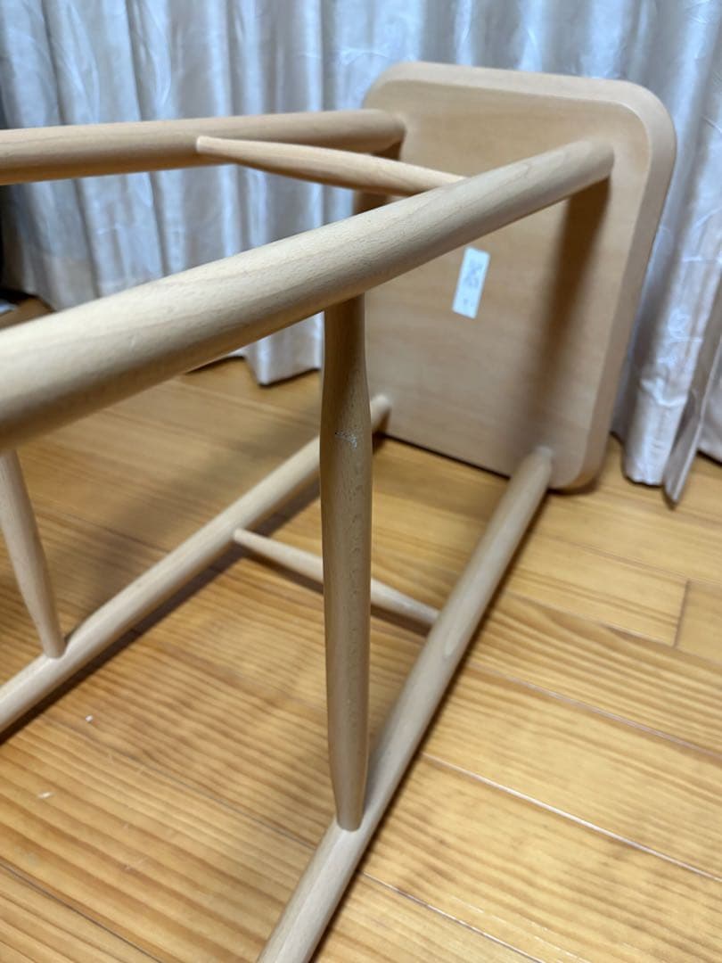 QUON クオン　スツール カウンターチェア ポーランド　木製 天然木