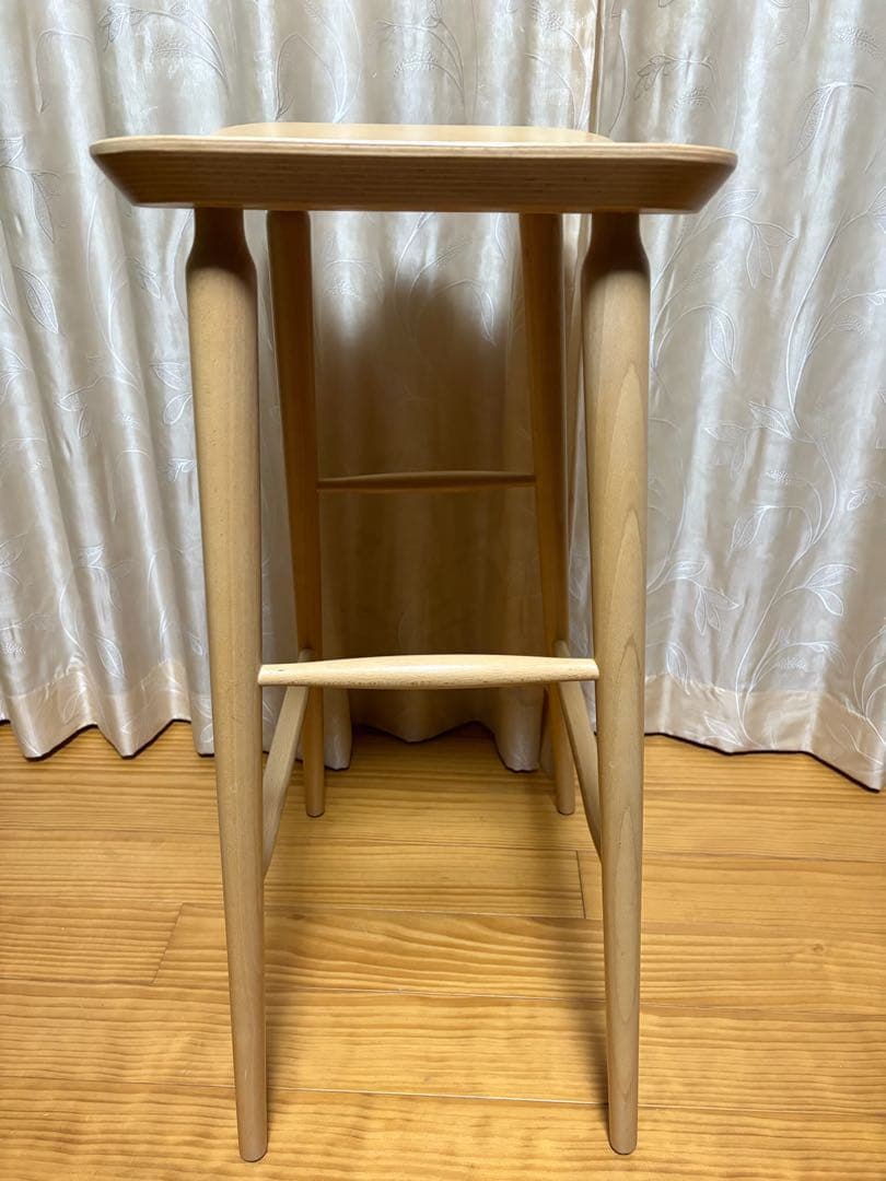 QUON クオン　スツール カウンターチェア ポーランド　木製 天然木