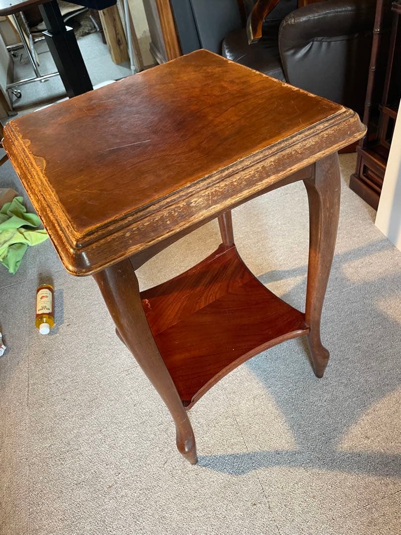 MARUNI マルニ木工 ベルサイユシリーズ サイドテーブル 花台 猫脚 電話台