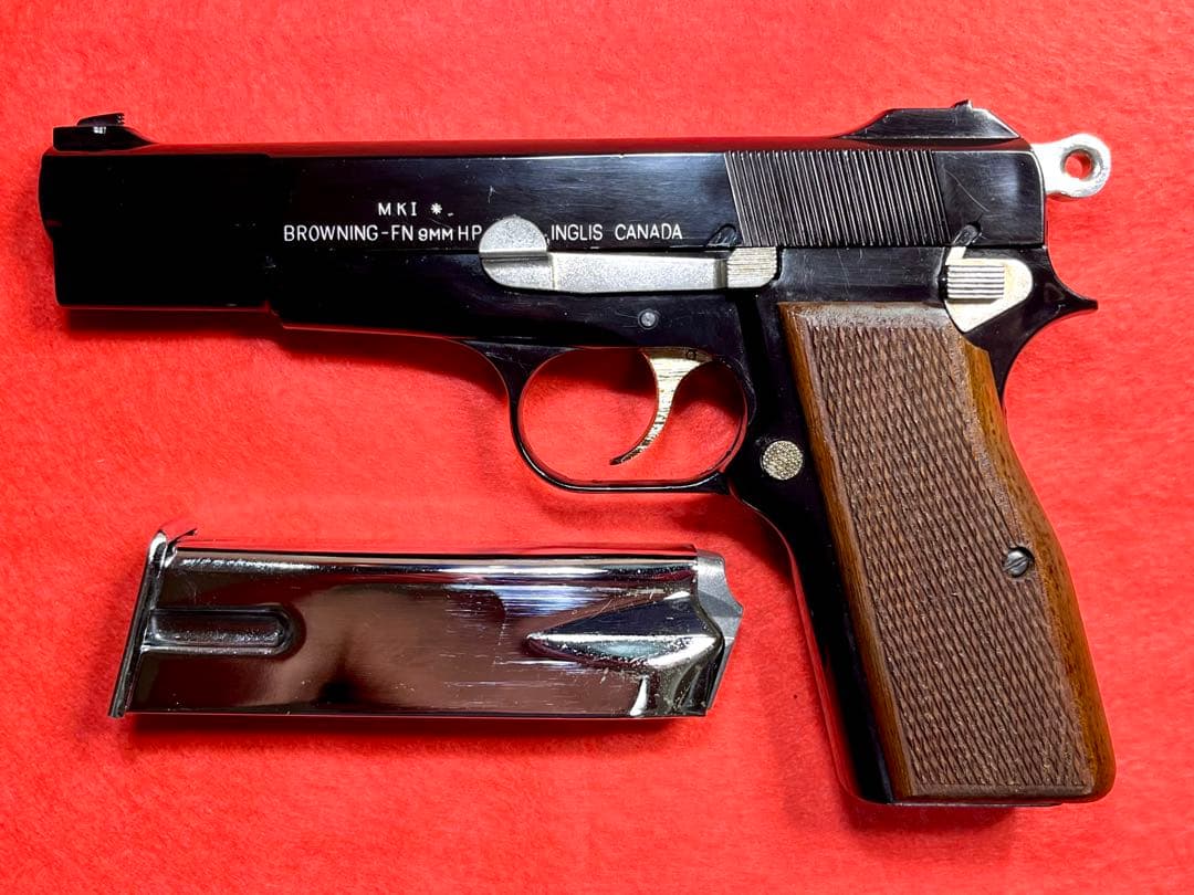 マルシン　ブローニング・ハイパワー【デラックス】モデルガン　完動品　取説付き