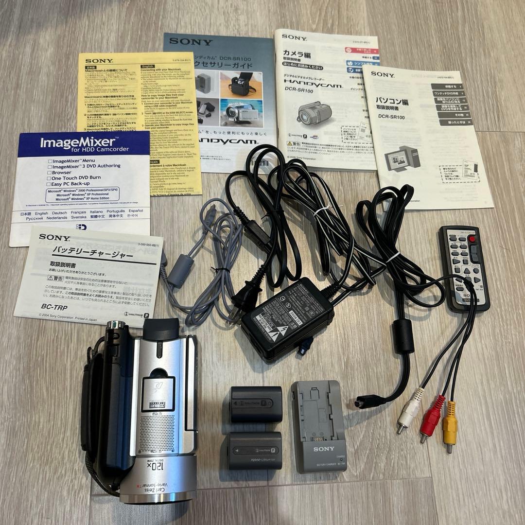 【中古】SONY DCR-SR100 ビデオカメラ 本体 その他付属品　箱付き