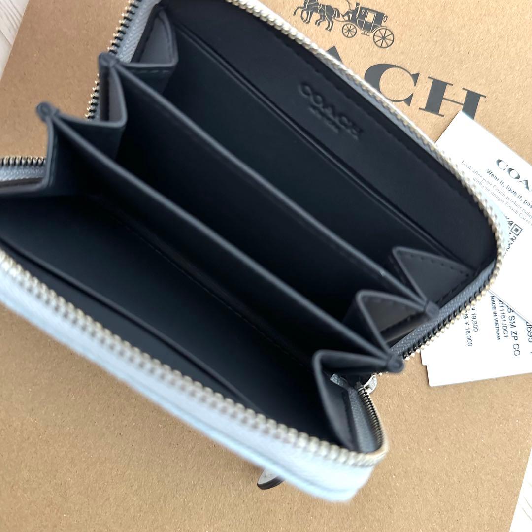 29 限定品！ 新品 COACH コーチ ケース 小銭入れ デニムブルー