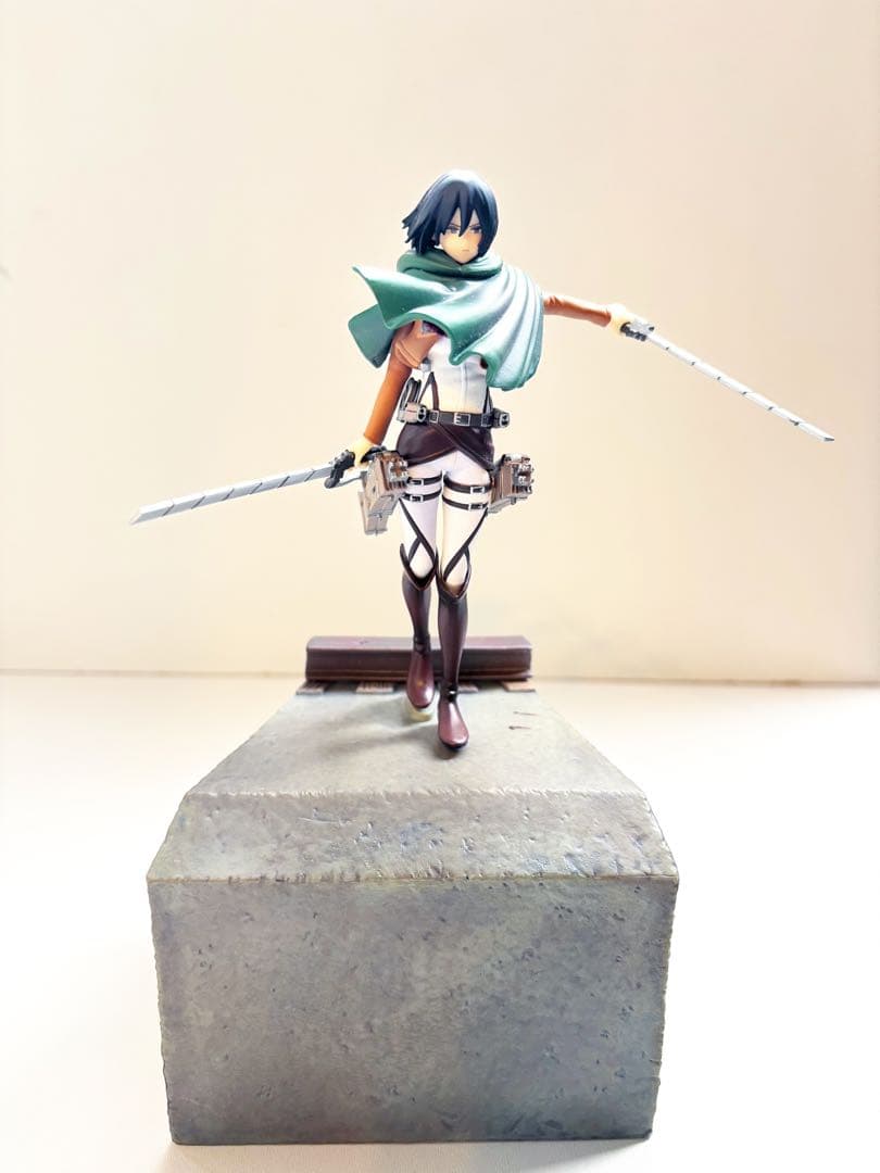 一番くじ 進撃の巨人 自由の翼 ラストワン賞 ミカサ フィギュア 調査