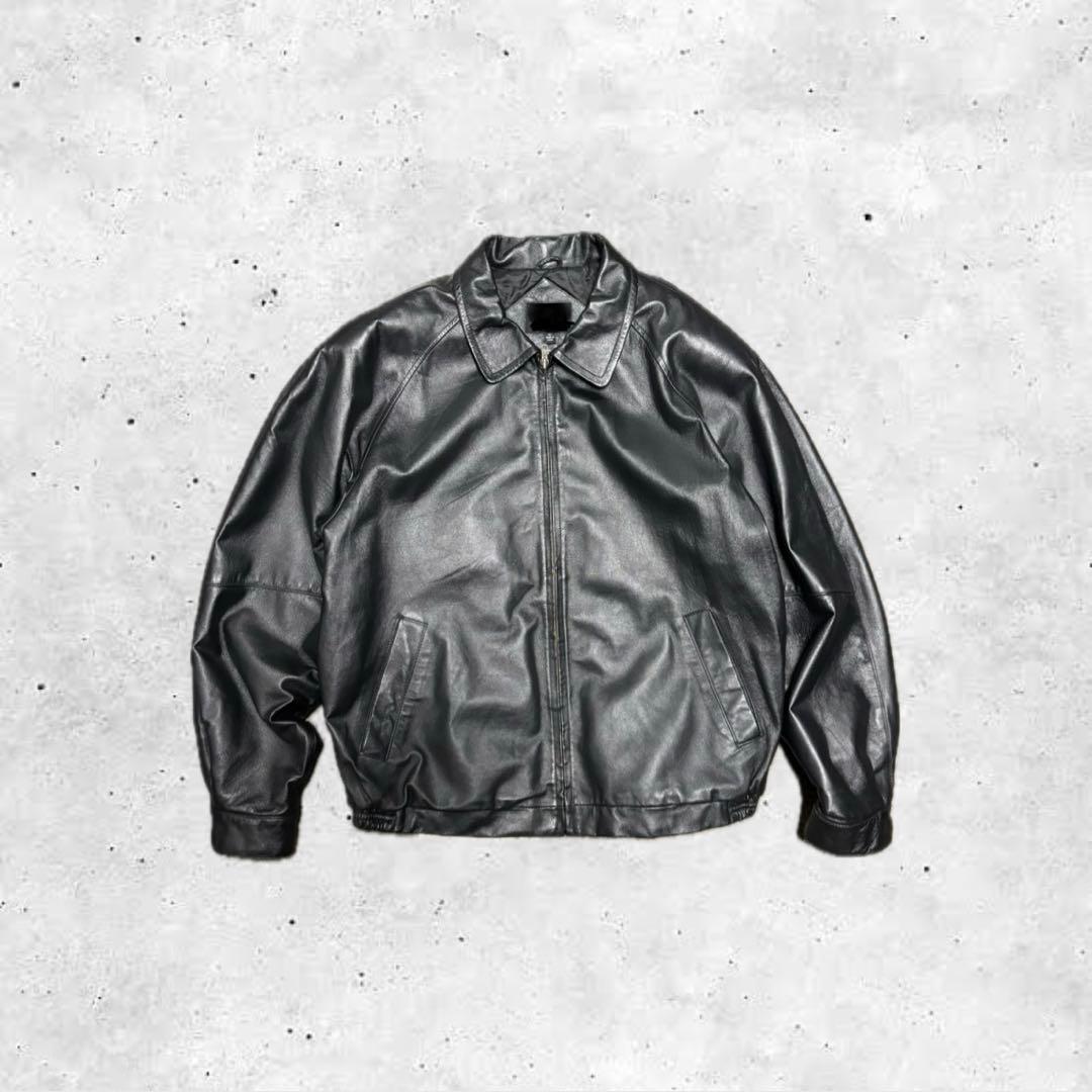 80s 90s vintage leather jacket sullen