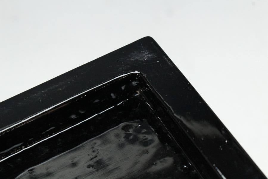 華道 漆塗り 釣瓶 花器 一対(K-A985)