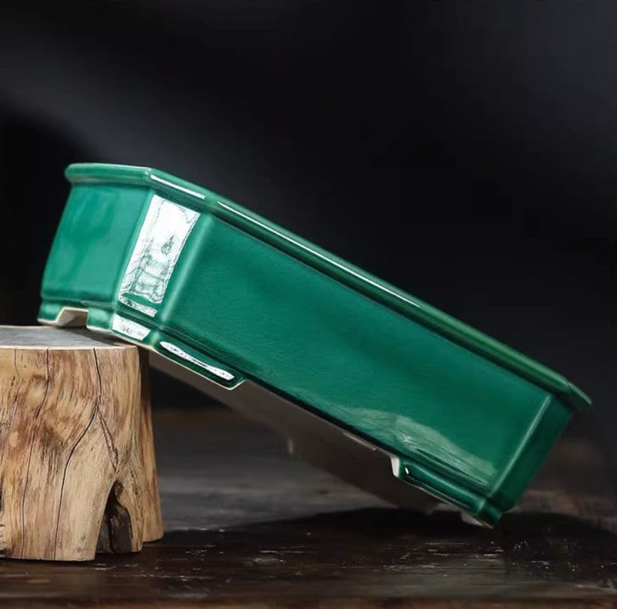 盆栽鉢 青磁鉢 山野草鉢 多肉植物 植木鉢 小品大品盆栽鉢 陶器鉢置物