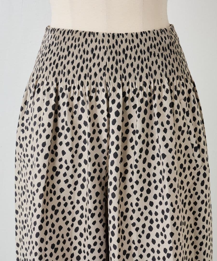 【新品】BEARDSLEY ビアズリー　レオパードジャガードキュロット