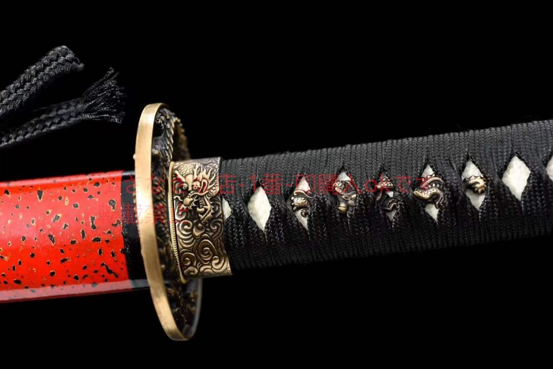 12寸模様鋼焼刃短刀『莫邪』 古兵器 武具 刀装具 日本刀 模造刀 居合刀