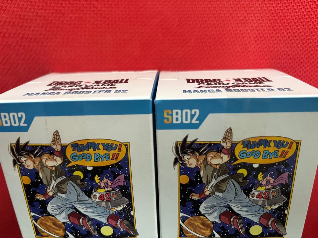 新品未開封テープ付きドラゴンボール MANGA BOOSTER 02 2BOX