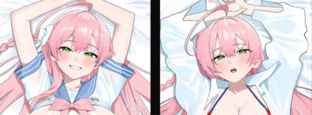 正規品 浦和ハナコ 抱き枕カバー EX版 御宅eden 豪D ブルーアーカイブ