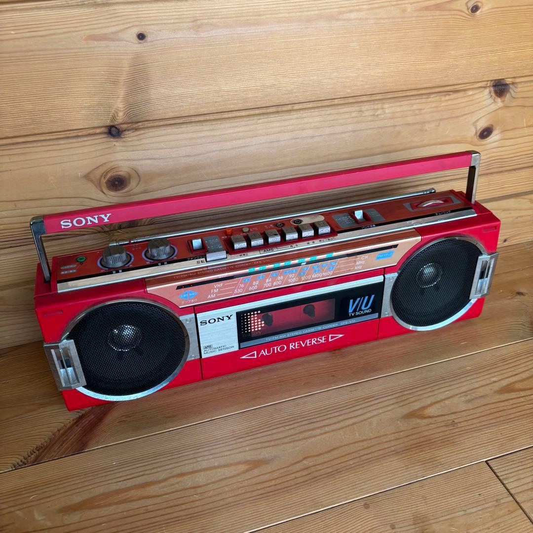 SONIカセットラジオ昭和レトロ