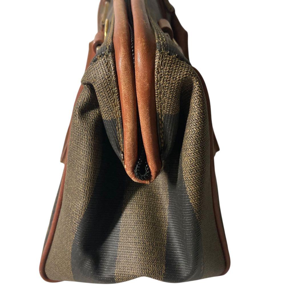 MONOTOWN FENDI ハンドバッグ ストライプ ボストン