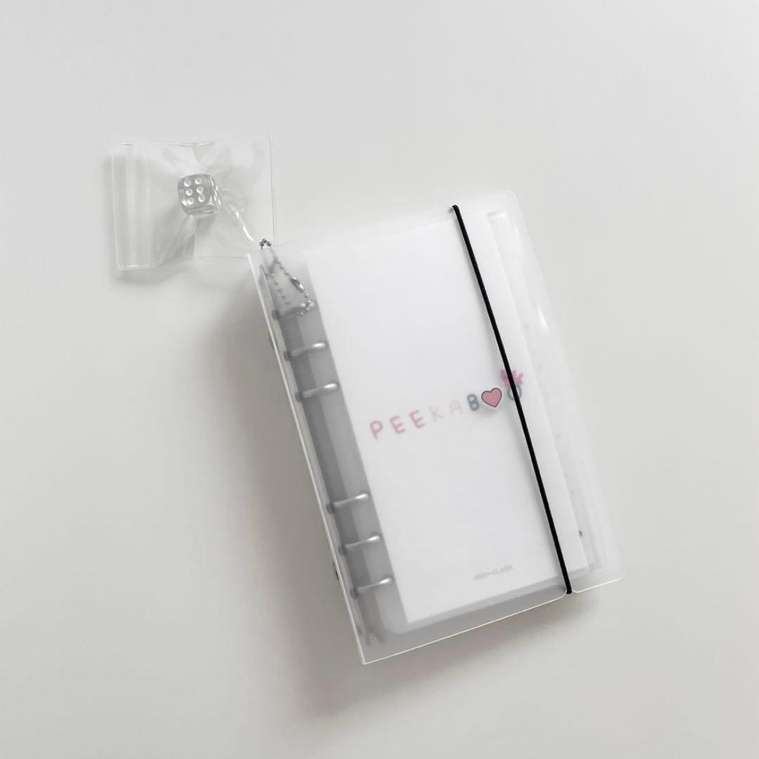 希少 レア 韓国 貯金 バインダー カバー A6 pvc diarium メタル 早い者